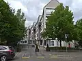 Apartment buildings at 6 to 10 White Eagle Square, alongside Bogdanski Street.
