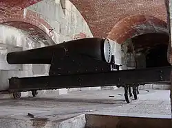 A medium-sized (10 inch) Rodman cannon