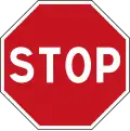 Stop, give way