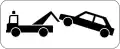 Parked vehicles will be towed away