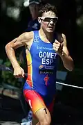 Javier Gómez at the Sprint World Championships in Lausanne, 2011.