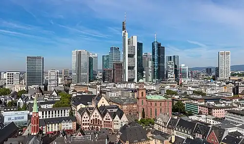 Skyline of Frankfurt, Germany