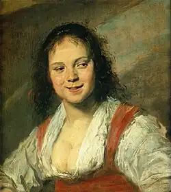 Frans Hals Gypsy Girl, 1628–30, oil on wood, 58 x 52&nbsp;cm., Musée du Louvre, Paris