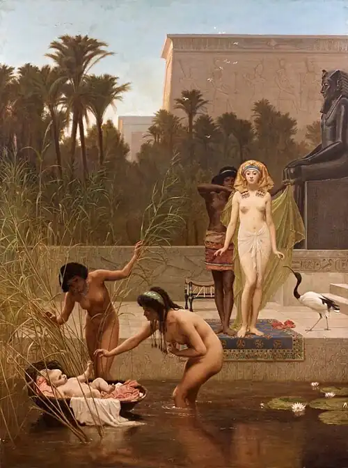 The Finding of Moses by Frederick Goodall, 1885