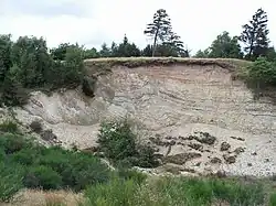 An inland location