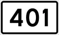 County Road 401 shield