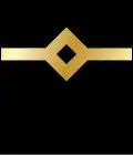 Shoulder rank insignia of third officer or fourth engineer