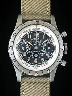 Flight Officer Chronograph (1939) - Commissioned by Harry S Trumans's senatorial staff for issue to pilots and flight officers of the US Army Air Forces during World War II