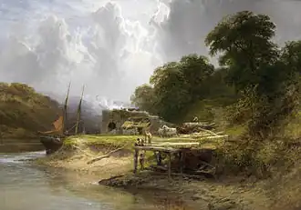 Early Morning on the Tamar (1872)