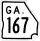 State Route 167 marker