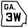 State Route 3W marker
