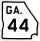 State Route 44 marker