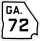State Route 72 marker