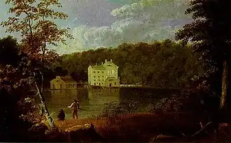 Gilpin's Mill on the Brandywine, attributed to Thomas Doughty c. 1827