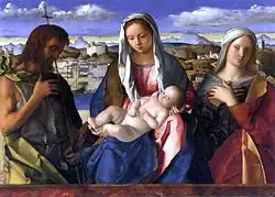Giovanni Bellini Sacred Conversation, 54 × 76&nbsp;cm