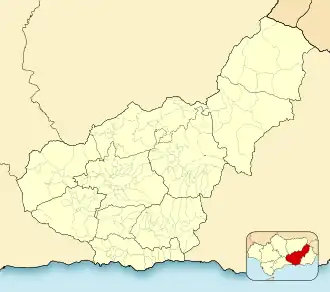 Veleta is located in Province of Granada