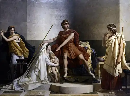 Andromache and Pyrrhus (1810) Louvre