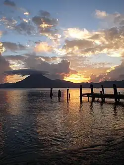 Sunset in Panjachel