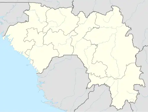 Koundou is located in Guinea