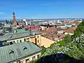 View over Helsingborg from Kärnan