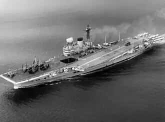 Sea Venoms, Scimitars, and Skyraiders on HMS&nbsp;Victorious (circa 1959-1960)