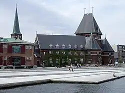 Redeveloped harbourside