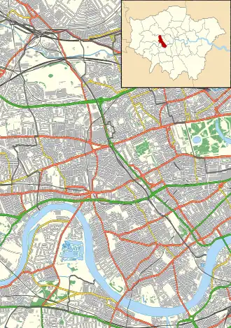 Marcus Garvey Park (London) is located in London Borough of Hammersmith and Fulham