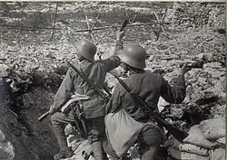 Austro-Hungarian troops in action, 1917