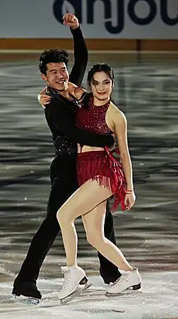 Hannah Lim and Ye Quan at the 2023 Grand Prix de France