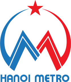 The logo of Hanoi Metro