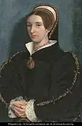 Portrait of a Lady, thought to be Catherine Howard, 16th century, follower of Hans Holbein the Younger (Hever Castle)[123]