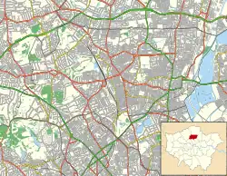 St Ann's Hospital is located in London Borough of Haringey