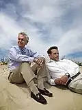 Architects Harry Bates and Paul Masi in 2006