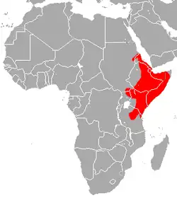 Map of range