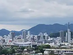 Skyline of Shizuoka City (2021)