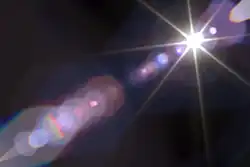 High-end lens flare rendering using a recent technique[9]