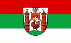 Flag of Frankfurt (Oder) Frankfurt an der Oder Frankfort an de Oder