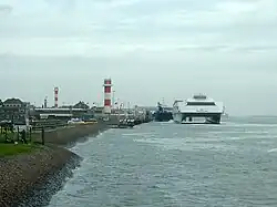 Glory days: mooring at Hook of Holland on return from Harwich (2005).