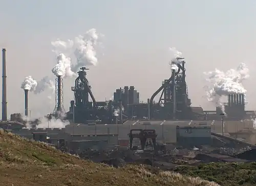 IJmuiden steelworks is a key actor for the IJ