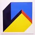 Untitled, 1977, casein tempera on chipboard, 59 × 59&nbsp;cm.