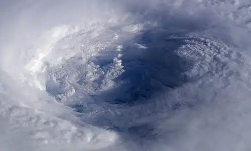 Eye of Hurricane Isabel (July 2009)