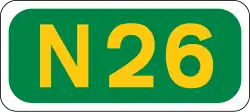 N26 road shield}}