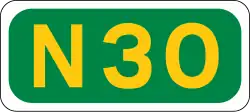 N30 road shield}}
