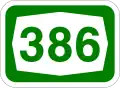 Route 386 shield}}