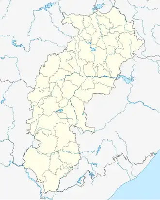 Geedam is located in Chhattisgarh