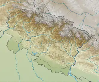 Asan Barrage is located in Uttarakhand