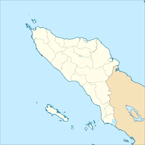 Seribu Bukit Stadium is located in Aceh