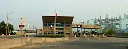 Border crossing into Fort Frances, Ontario