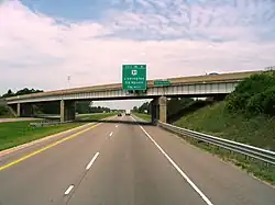 I-96 approaching US 31 near Norton Shores