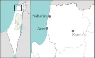 Karmiel is located in Northwest Israel